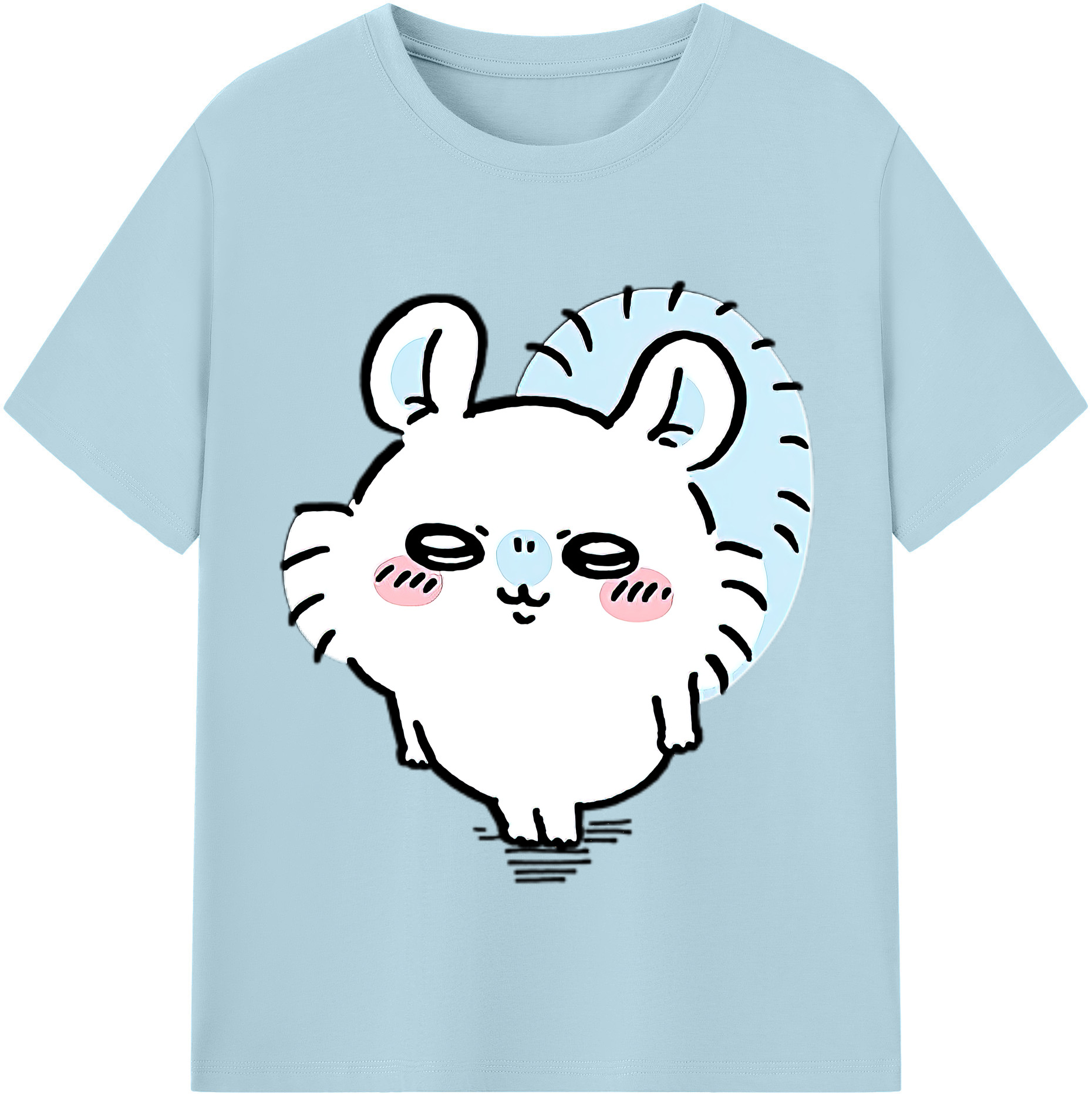 （画像用） ちいかわ モモンガ Chii-kawa Momonga 綿100％半袖Tシャツ（フロントプリント）